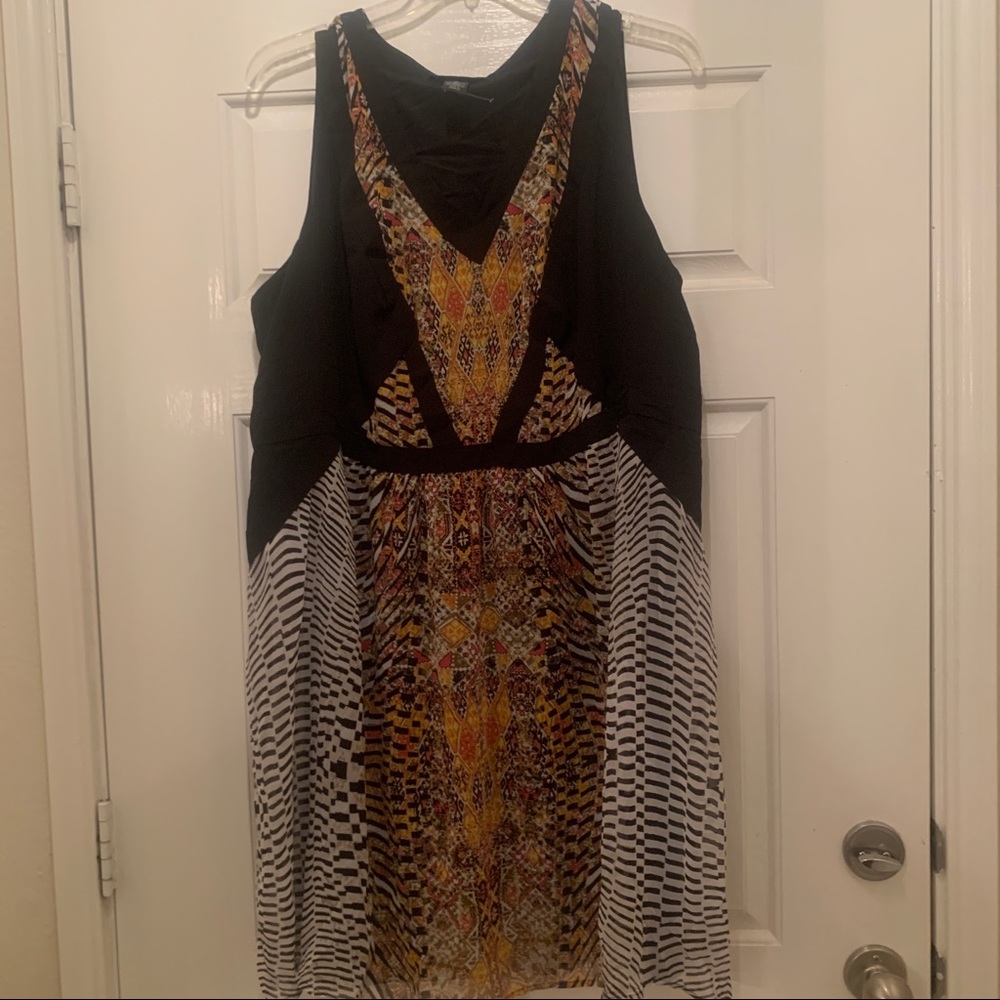 Lane Bryant Multicolor Sun Dress - Picture 7 of 8